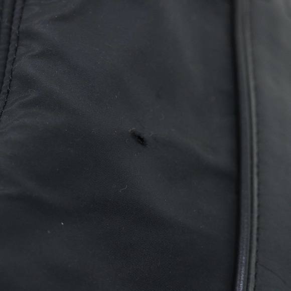 HERMES Acape Luco PM Hand Bag Nylon Black Auth bs8396 - Picture 3 of 16